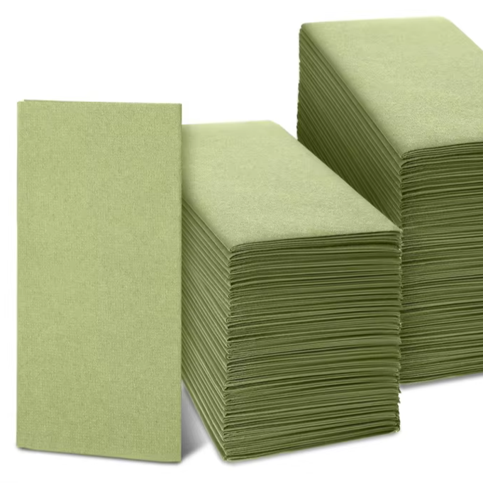 airlaid napkin 40x40cm 1 8fold green airlaid napkin 40x40cm 1 8fold green